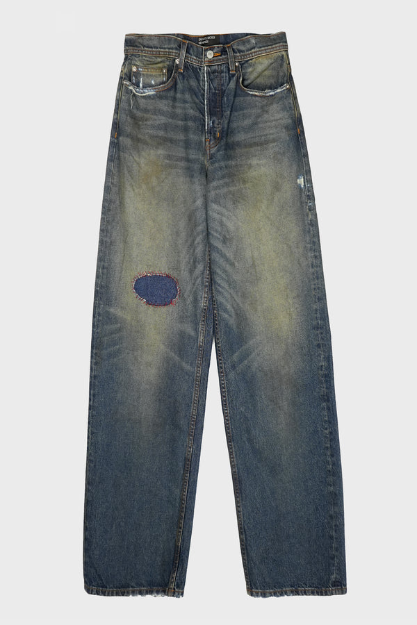 CORPSE POSE WIDE LEG DISTRESSED JEANS