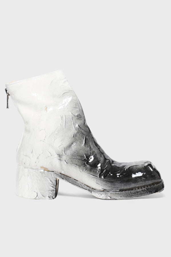 9086_MW PAINTED RESIN BACK ZIP BOOT