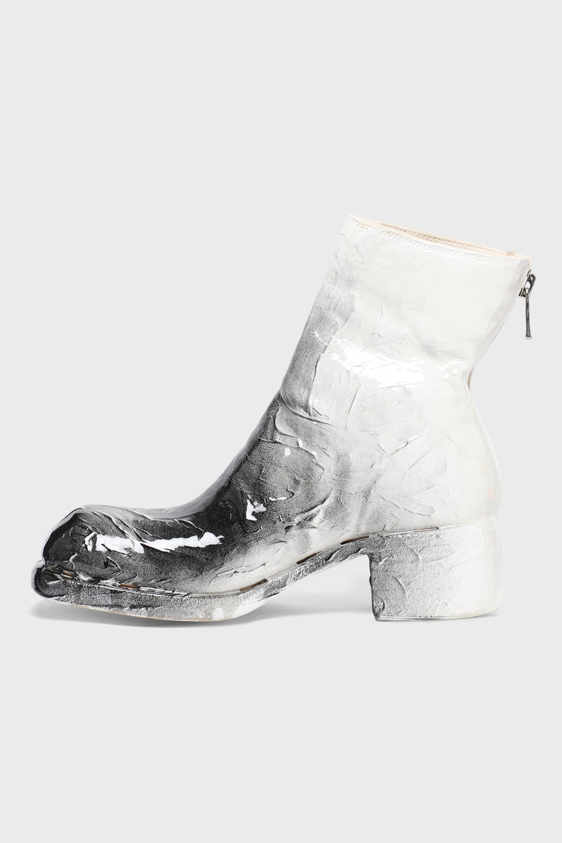 9086_MW PAINTED RESIN BACK ZIP BOOT