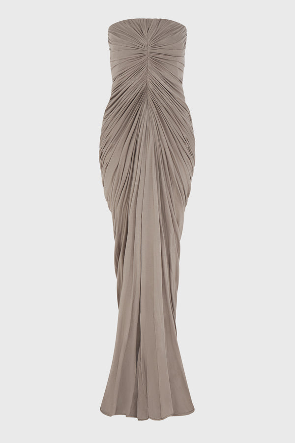RADIANCE BUSTIER GOWN DUST