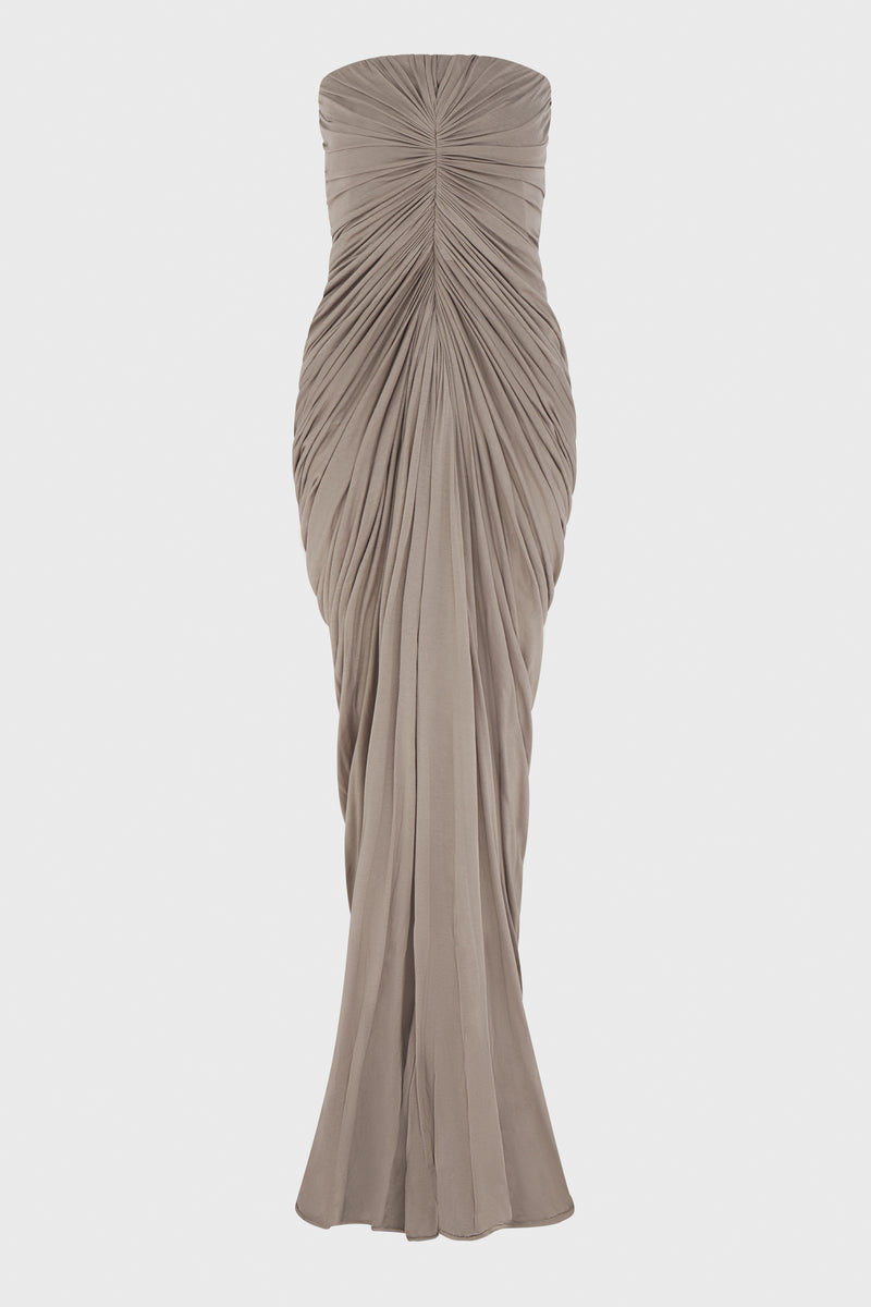 RADIANCE BUSTIER GOWN DUST