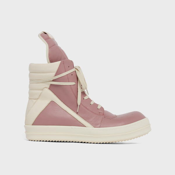 RICK OWENS - GEOBASKET DUSTY PINK – LABSTORE LONDON