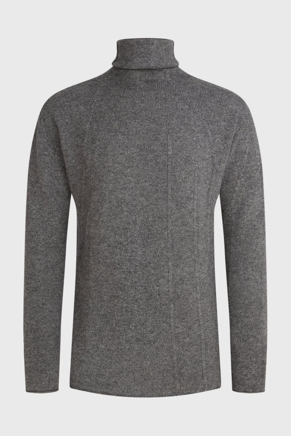 DISTORTION ONE-PIECE TURTLENECK DARK GREY