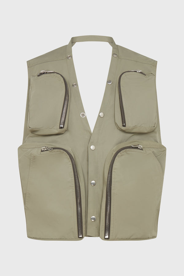 CARGO VEST CELADON