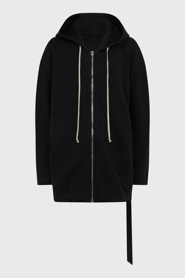 PETER ZIPPED HOODIE BLACK