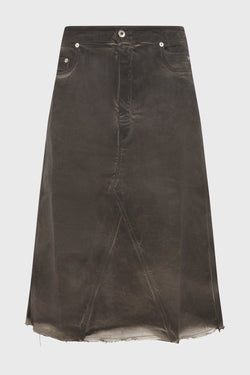 GODET SKIRT DARKDUST