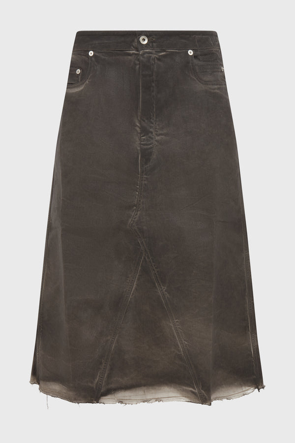 GODET SKIRT DARKDUST