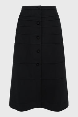 FARTHINGALE MIDI BELL SKIRT