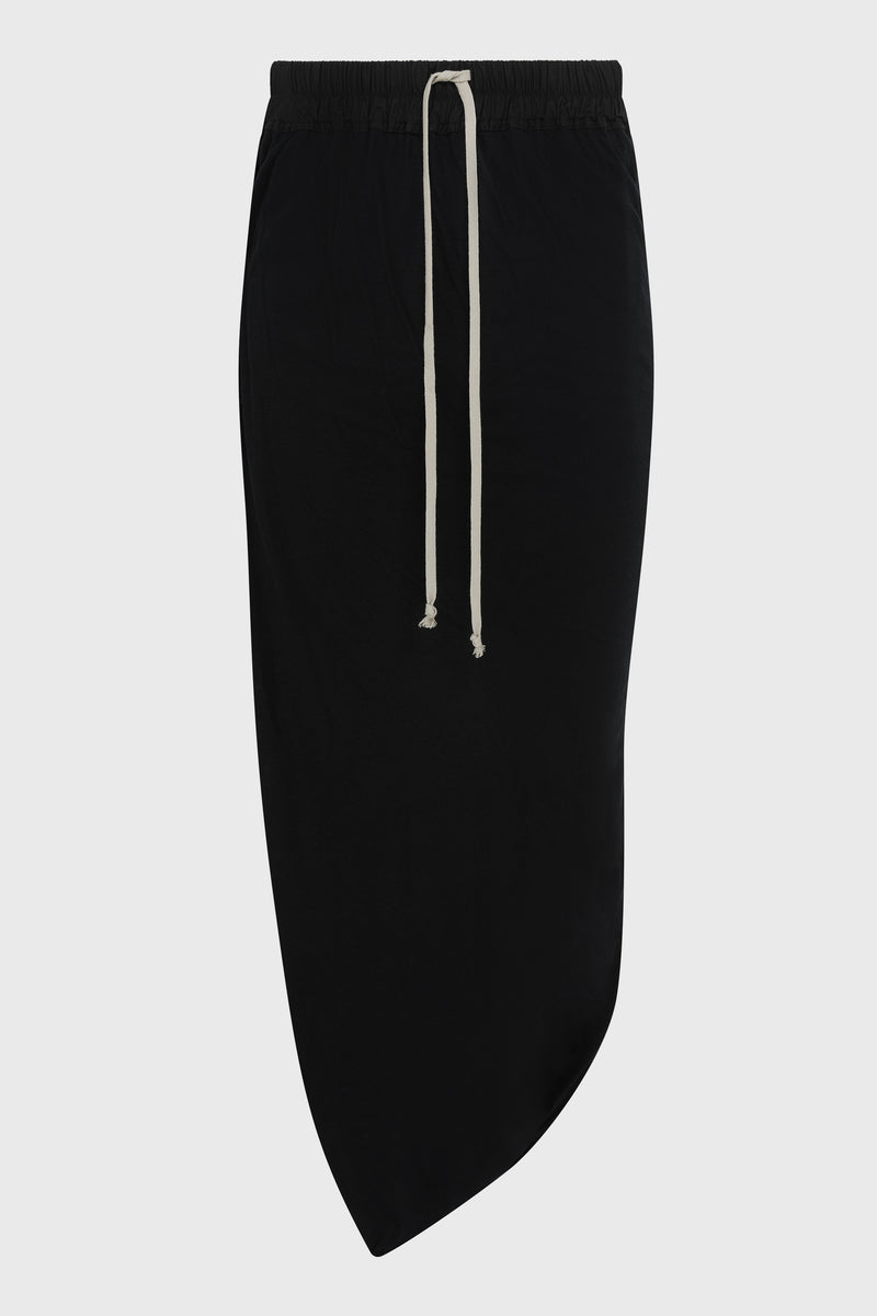 PULL ON PILLAR SKIRT BLACK