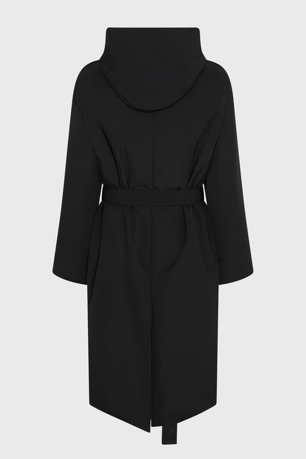 HOODED ROBE BLACK