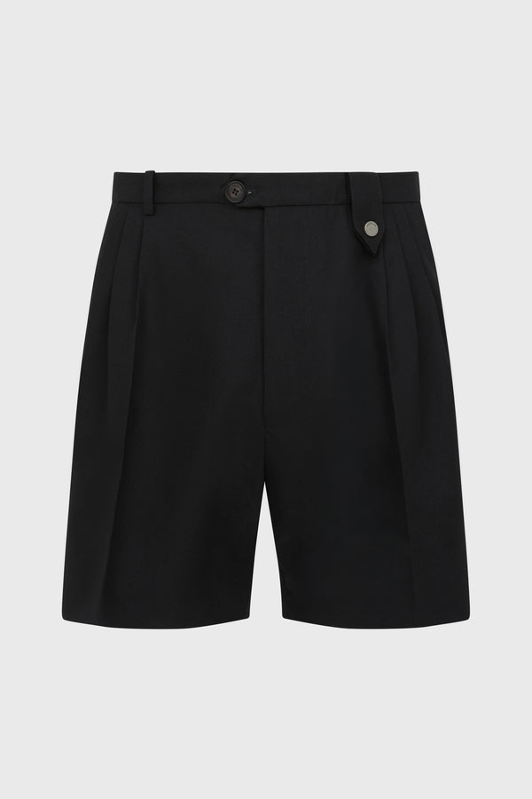 PLEATED TAILORING SHORTS