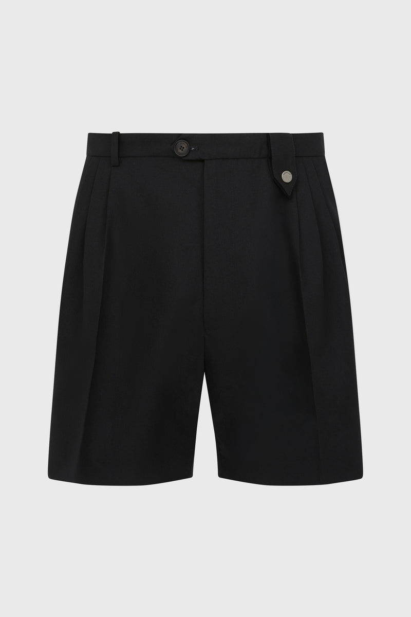 PLEATED TAILORING SHORTS