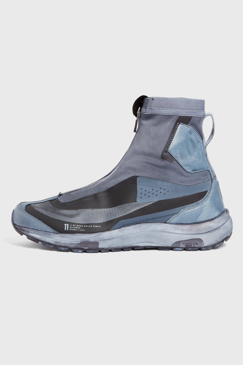 BLACK DYE SALOMON BAMBA2 HIGH SNEAKERS