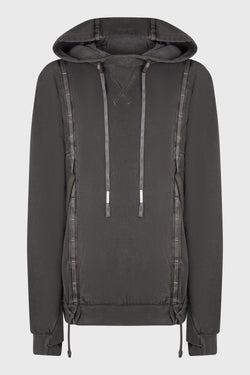 HOODY4 FPF00006 DARK GREY TAINTED DYE