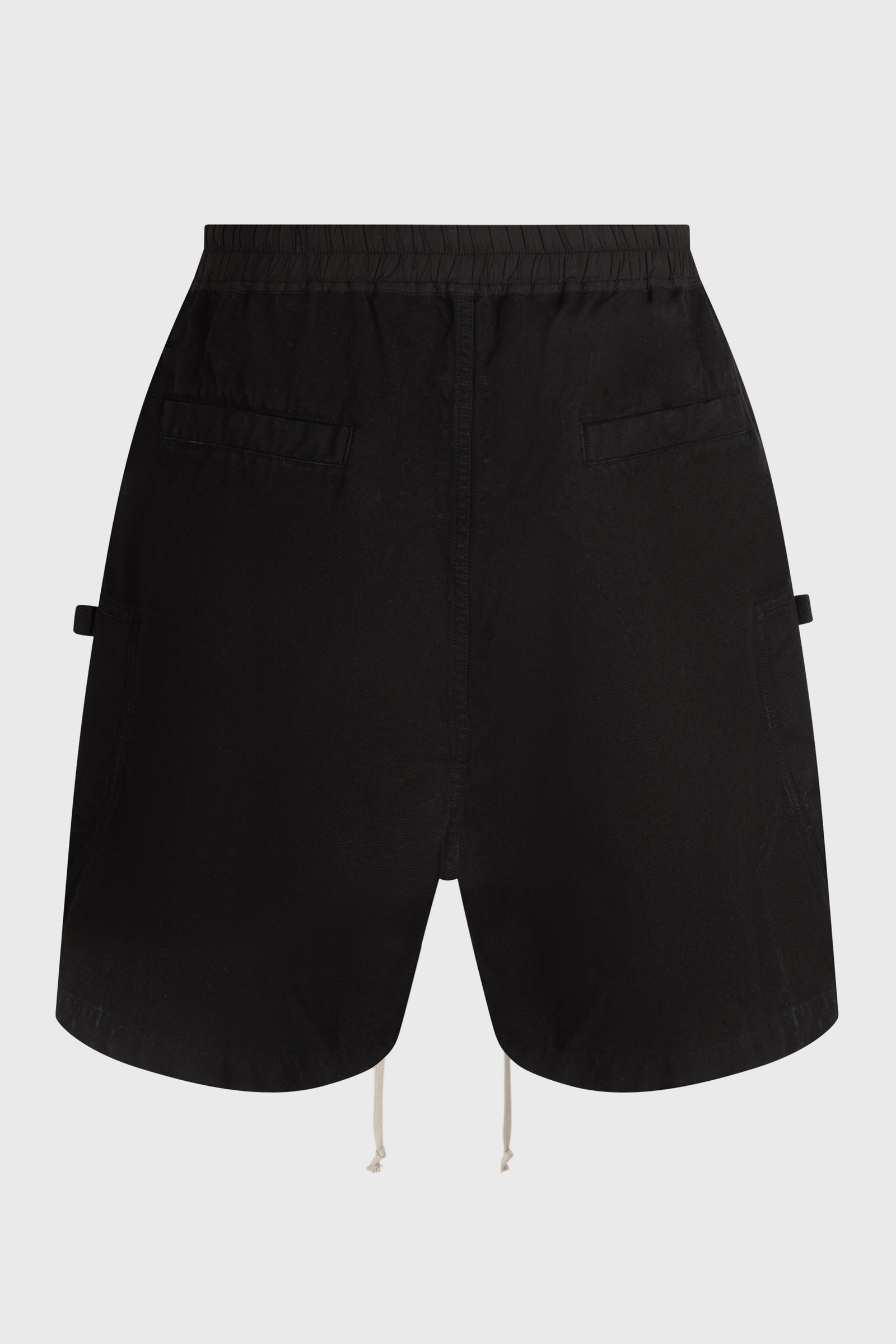 DRKSHDW｜HOLLYWOOD BAUHAUS SHORTS IN BLACK COTTON CANVAS RICK OWENS DRKSHDW - BAUHAUS SHORTS BLACK – LABSTORE LONDON