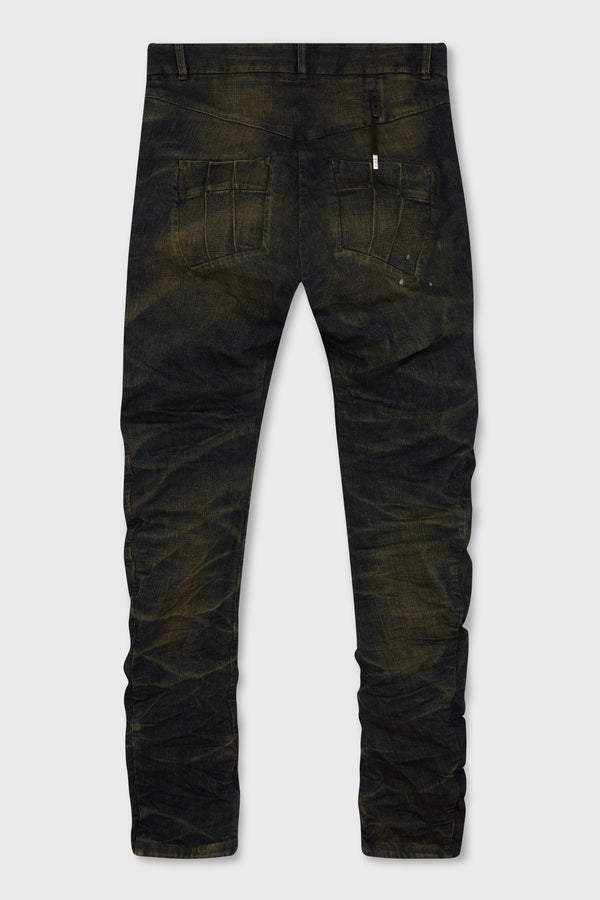 P13.D TF JEANS DIRTY DARK DENIM STONE WASHED