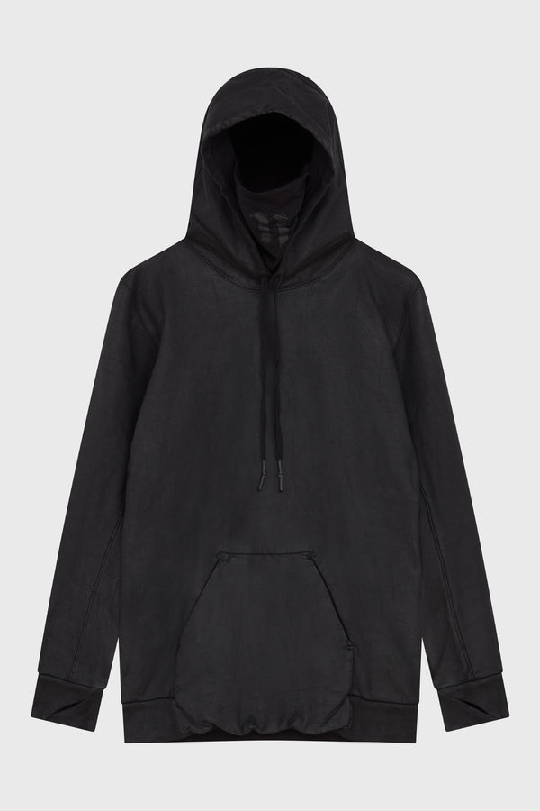 H1B HOODIE BLACK COATED