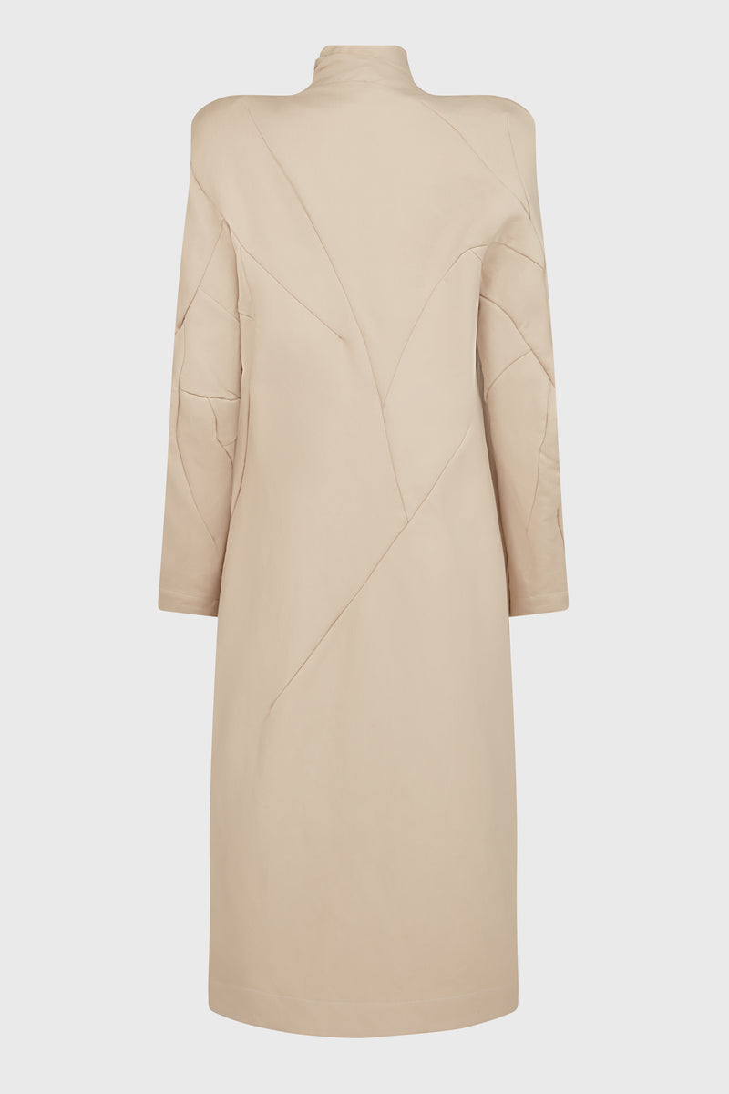 DISTORTION POWER SHOULDER COAT