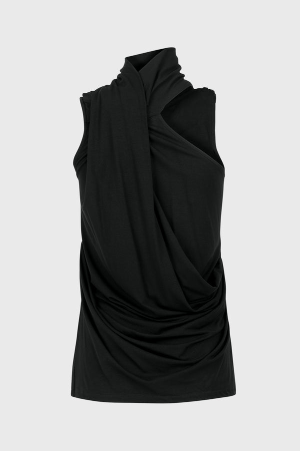 SLEEVELESS DALTERS TOP SOOT