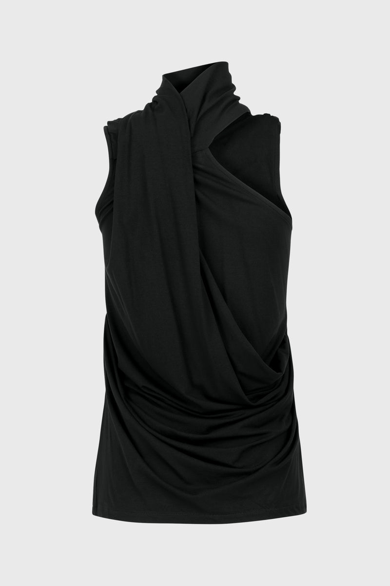 SLEEVELESS DALTERS TOP SOOT