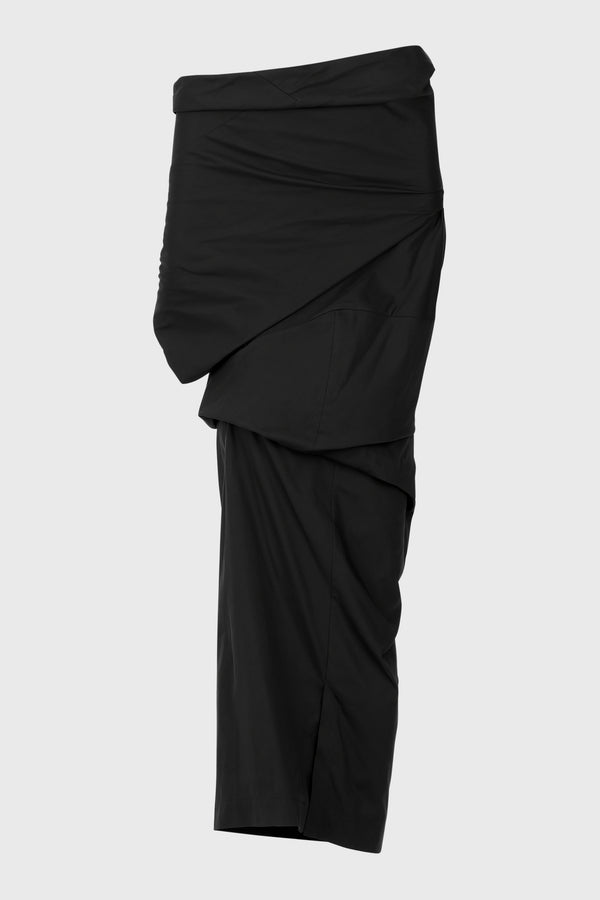 MOULDED MIDI BLACK