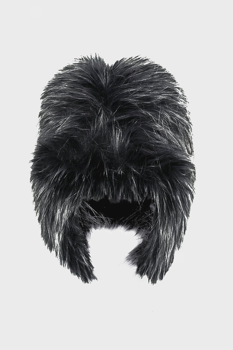 FAUX FUR AVIATOR HAT