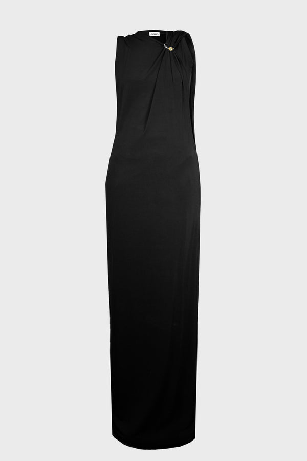 DOUBLE LAYER LONG DRESS