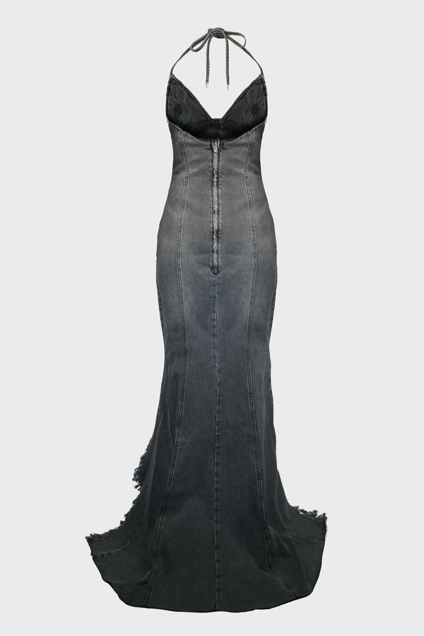DENIM LONG DRESS