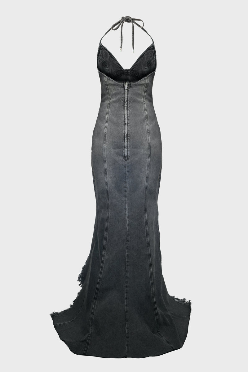 DENIM LONG DRESS