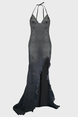 DENIM LONG DRESS
