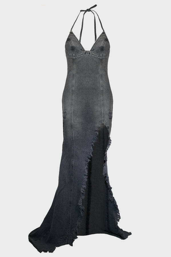 DENIM LONG DRESS