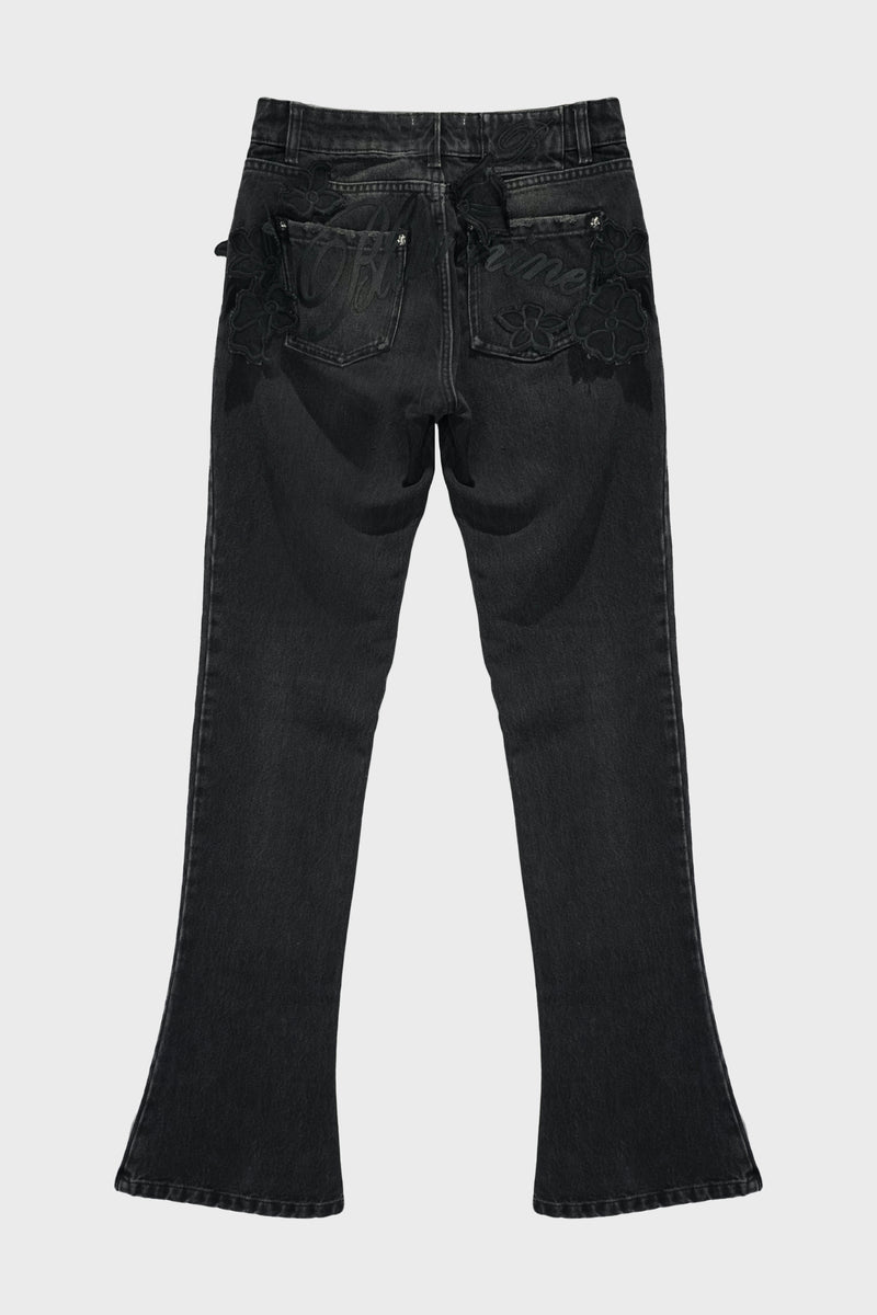 EMBR DENIM PANTS