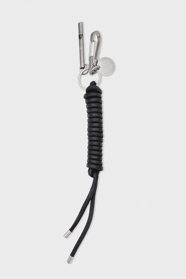BLACK ROPE WORK KEYCHAIN
