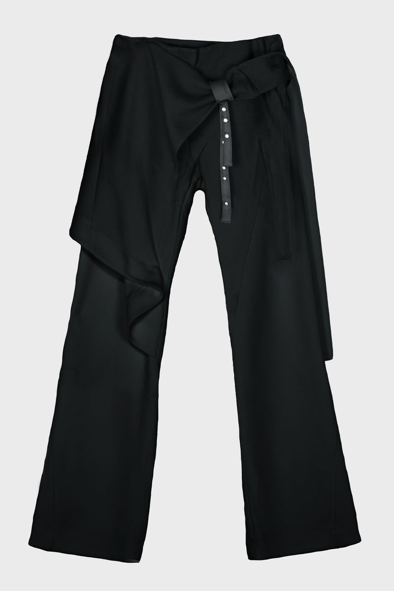 WRAP PANTS BLACK