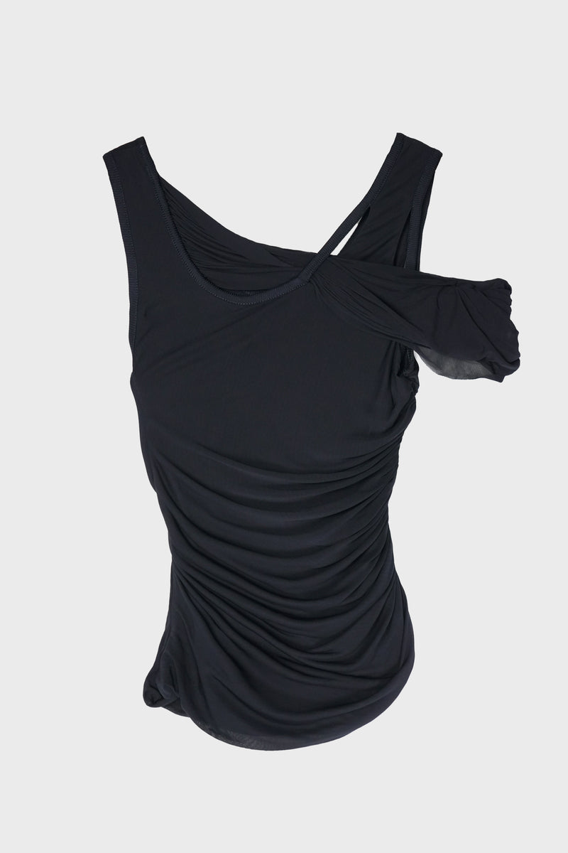 BEACH GLASS SHAWL JERSEY TANK