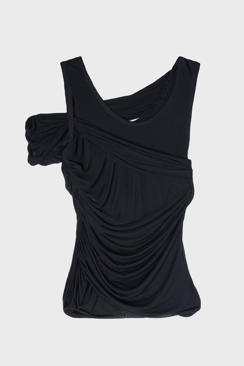 BEACH GLASS SHAWL JERSEY TANK