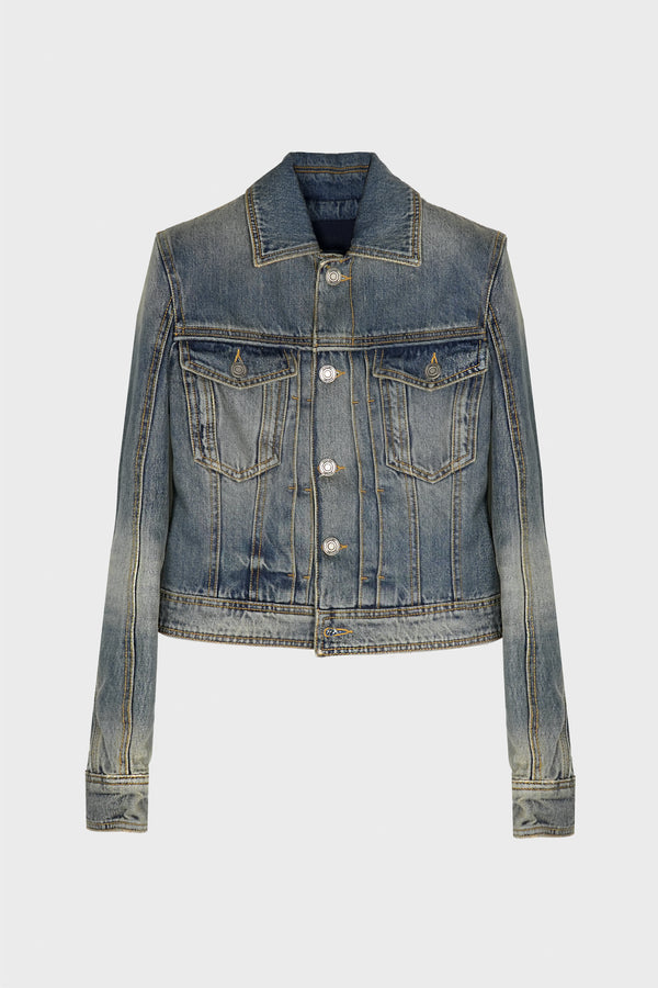 DENIM TRUCKER BLUE