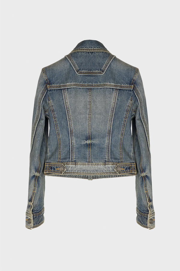 DENIM TRUCKER BLUE