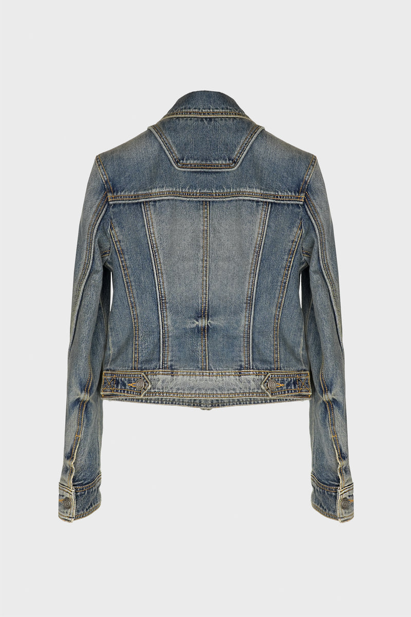 DENIM TRUCKER BLUE