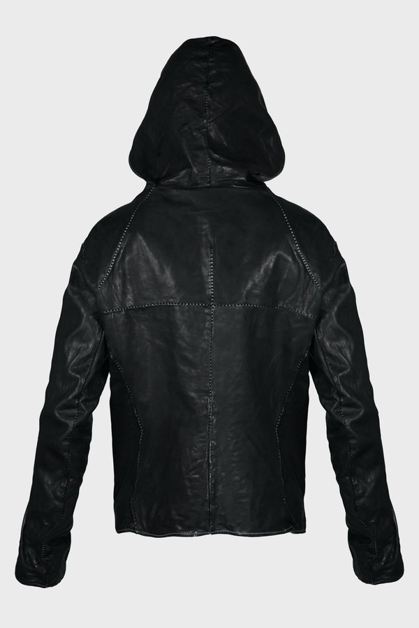 HOODED ZIP BLOUSON