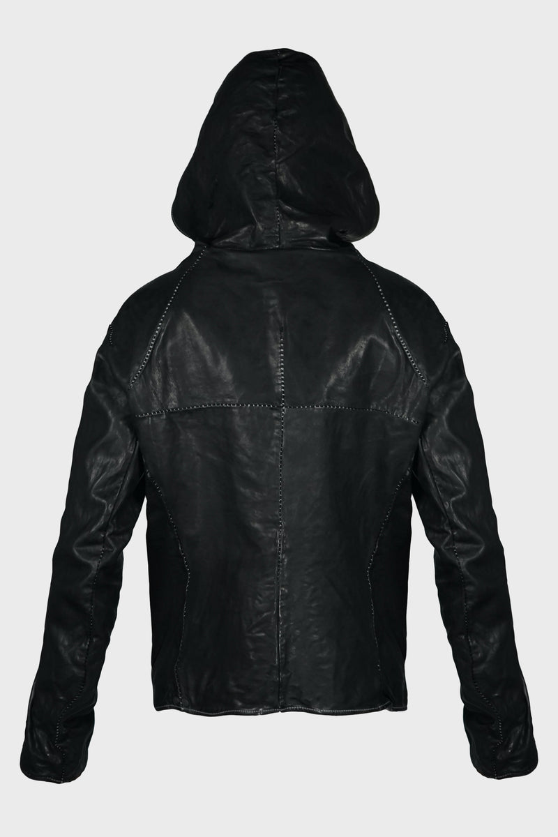 HOODED ZIP BLOUSON