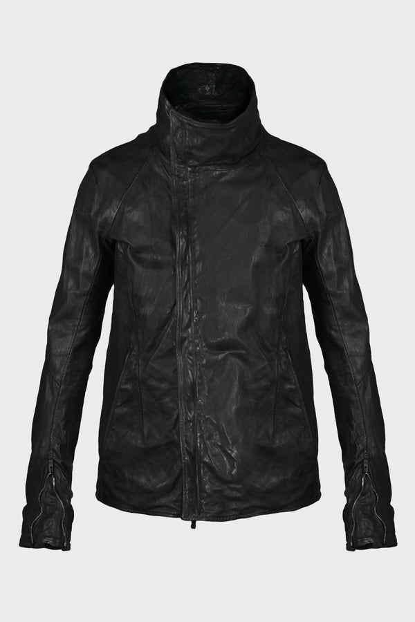 HIGH NECK BLOUSON BLACK