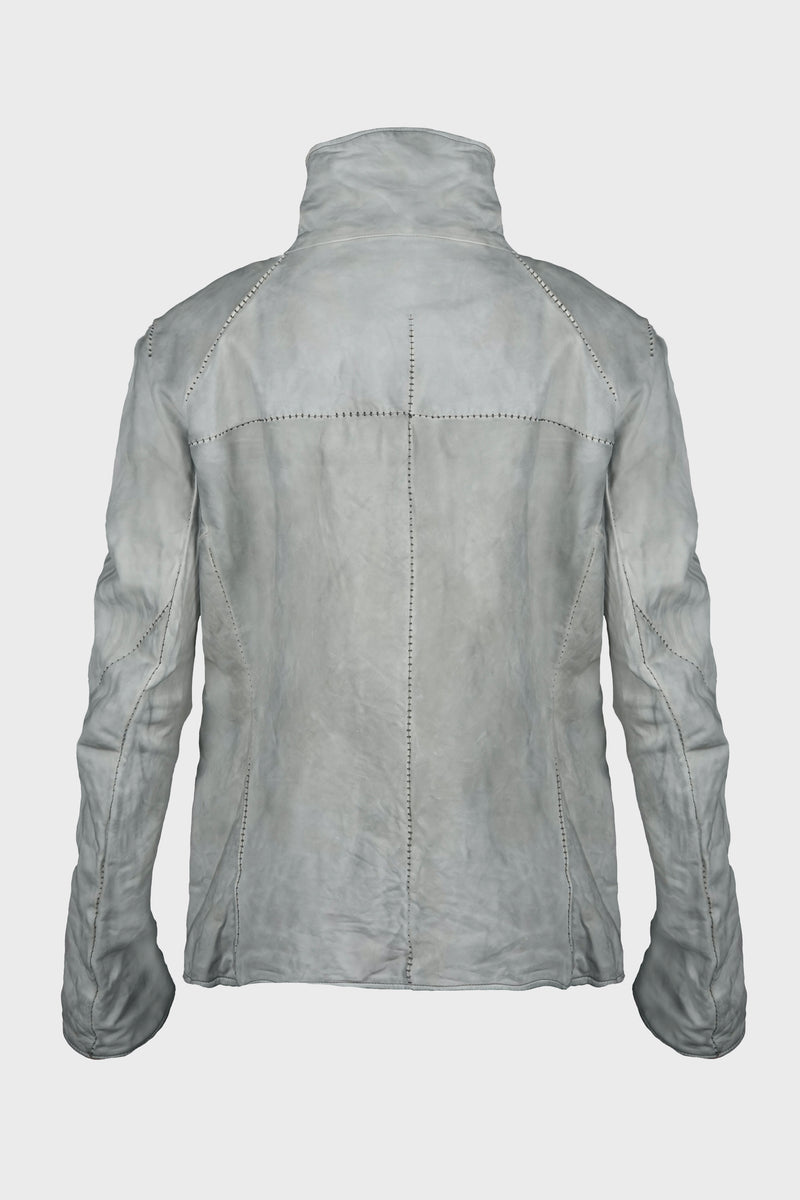 HIGH NECK BLOUSON DIRTY LIGHT GREY