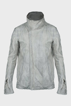 HIGH NECK BLOUSON DIRTY LIGHT GREY