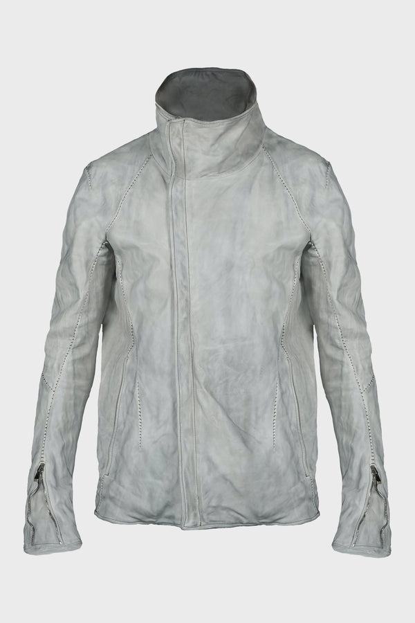 HIGH NECK BLOUSON DIRTY LIGHT GREY