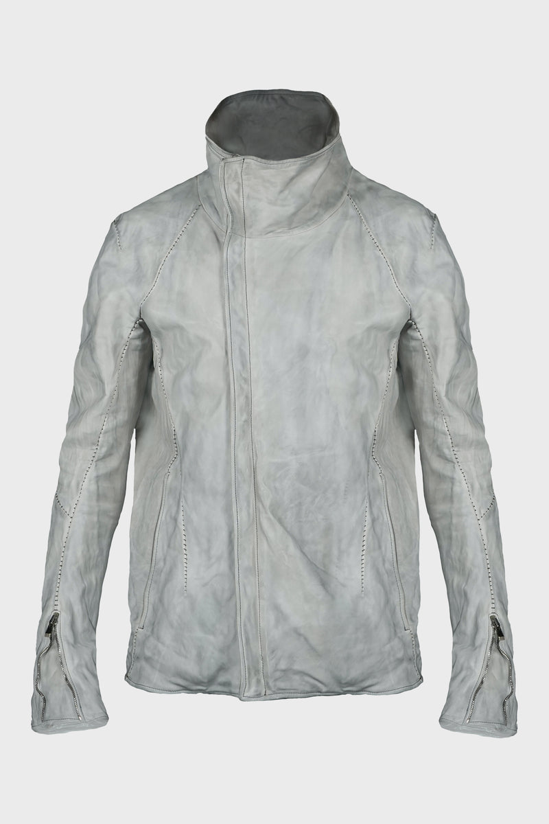 HIGH NECK BLOUSON DIRTY LIGHT GREY