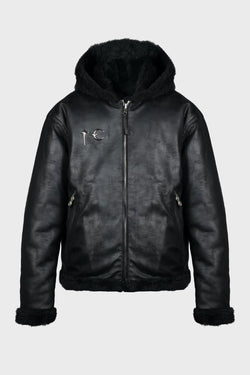 TC REVERSIBLE SHEARLING JACKET BLACK