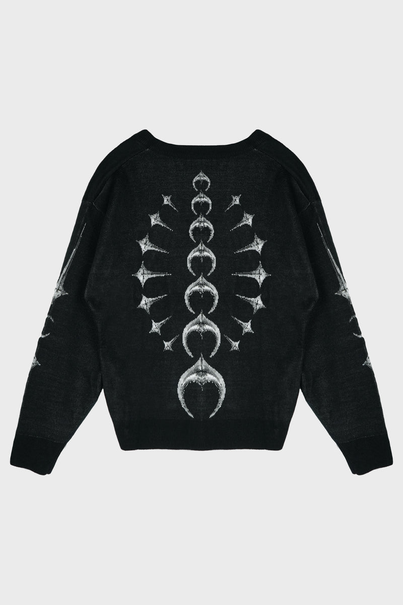 TC BONE KNIT CARDIGAN
