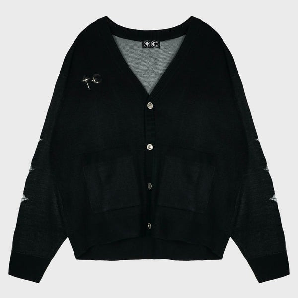 THUGCLUB TC CARDIGAN ブラック 新品 THUG CLUB TC Cardigan (W) 
