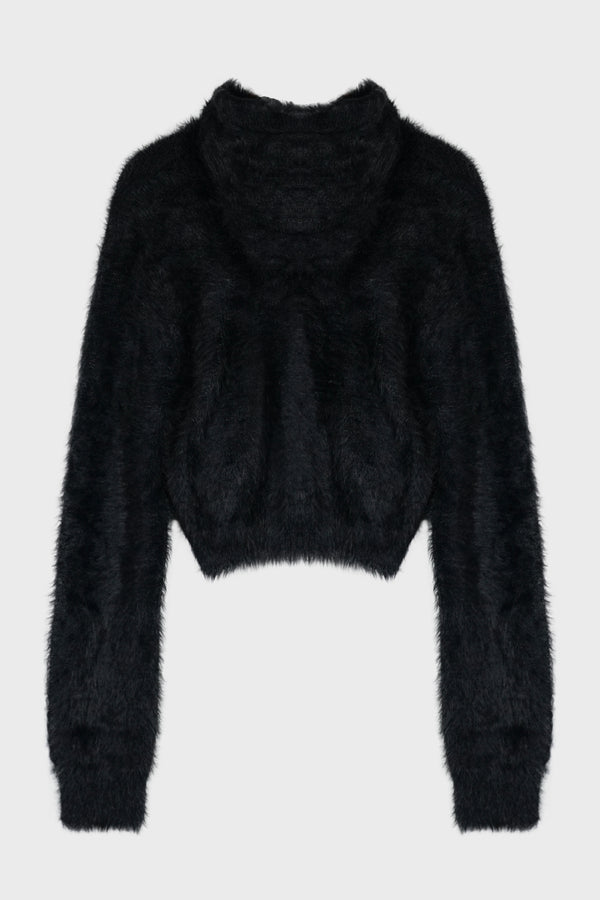 CHIMERA FUR HOODED ZIP-UP